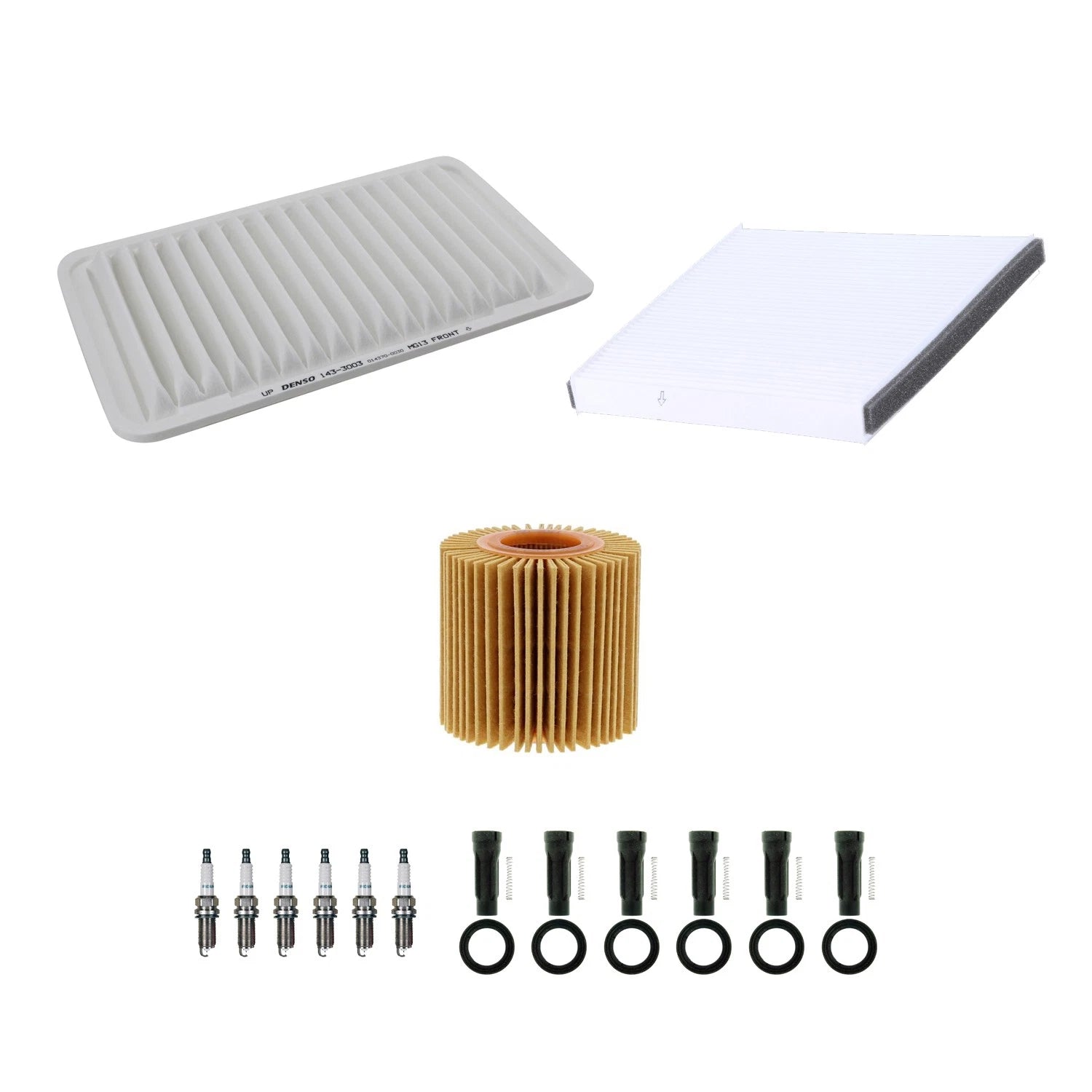 Tune Up Kit with 6 NGK Spark Plugs & Boots for RX350 Sienna (2006–2020)