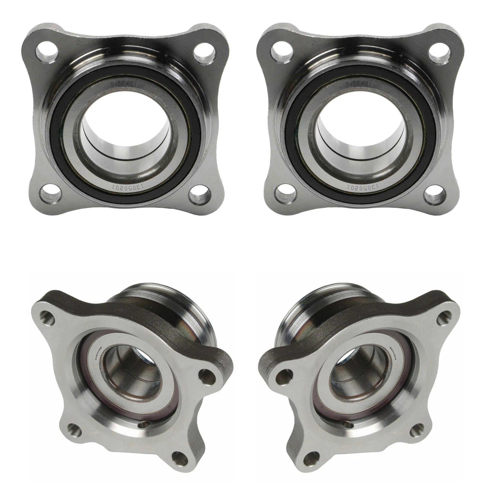 Moog Front & Rear Wheel Bearing Assemblies Kit for Lexus GX460 Toyota FJ Cruiser (2009–2023)