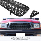 Stainless Black Laser Cut Upper Grille for Toyota Tacoma (2001-2004)