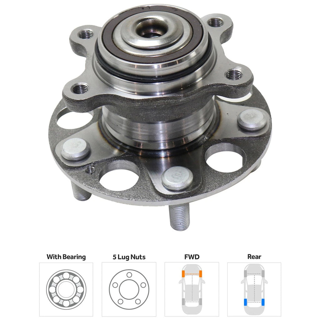 Wheel Hub for Honda Civic (2006–2011) Rear Left or Right with Bearing