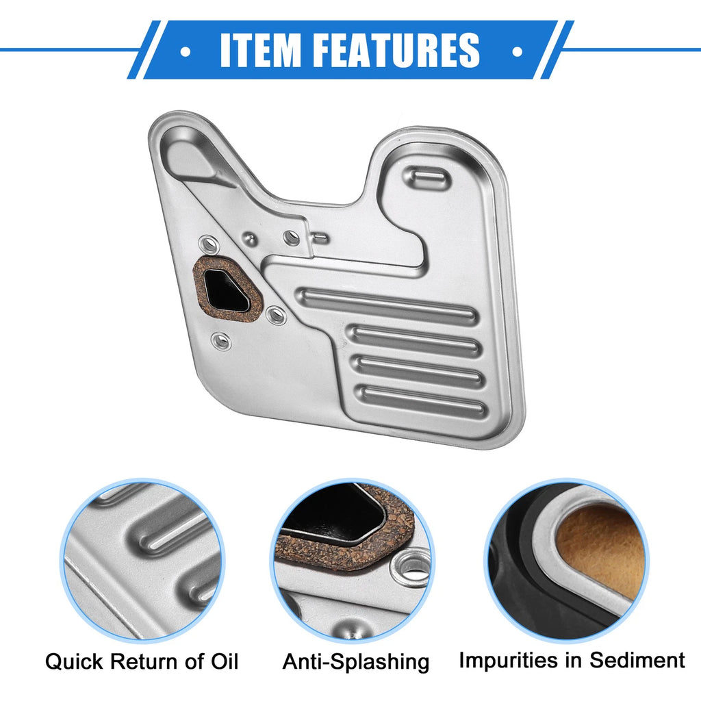 Transmission Filter for Hyundai Accent (2001–2011) Metal Silver Tone
