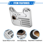 Transmission Filter for Hyundai Accent (2001–2011) Metal Silver Tone