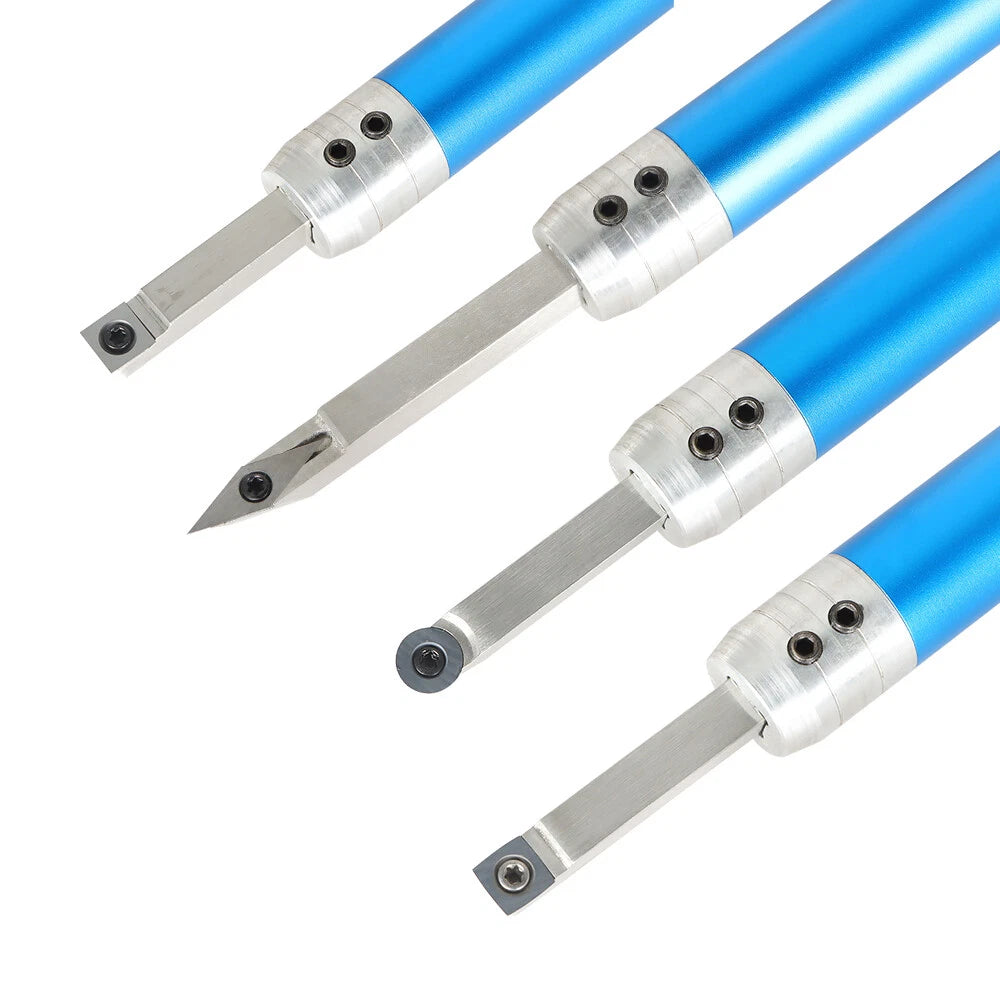 Set of 7 Wood Turning Tools for Full Size Lathes (20 Inch)