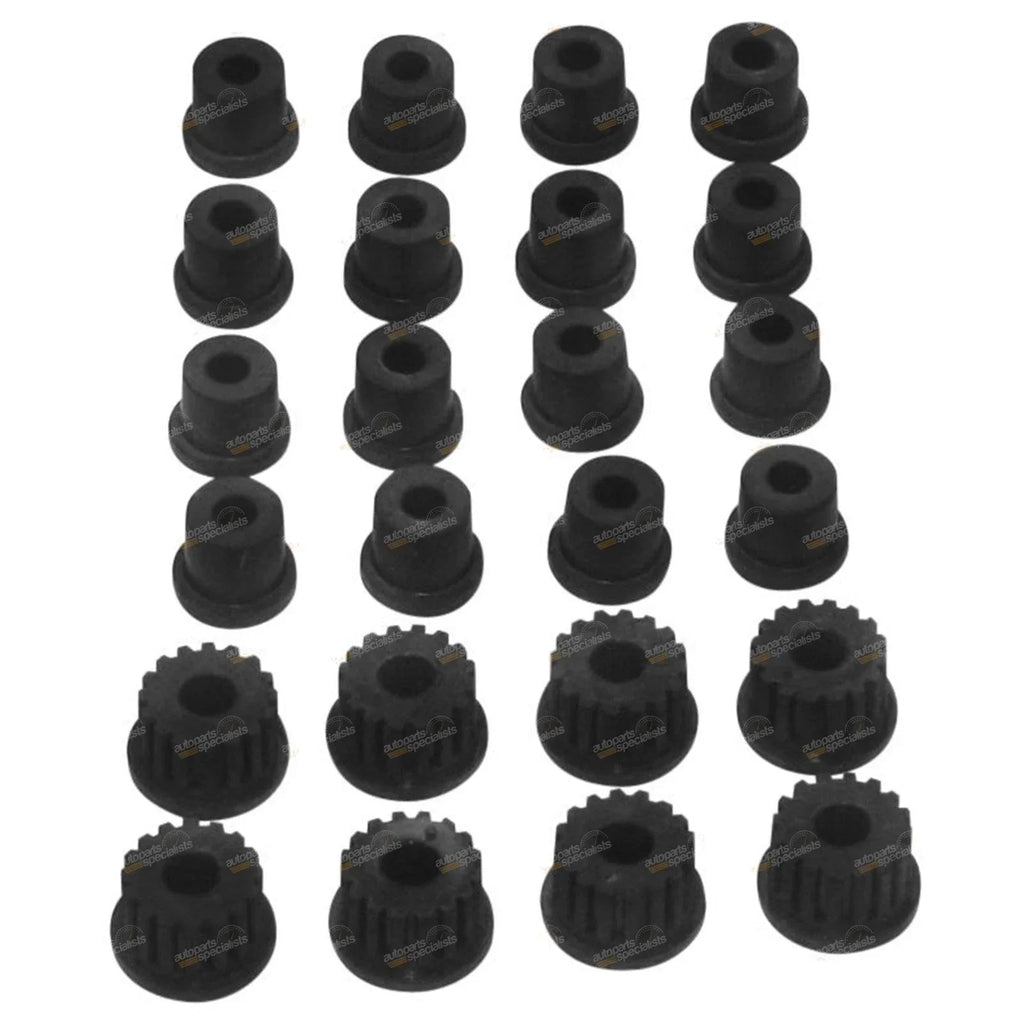 Set of 4 Bolts & Bushings 50mm Raised Leaf Springs for Suzuki Sierra LJ SJ
