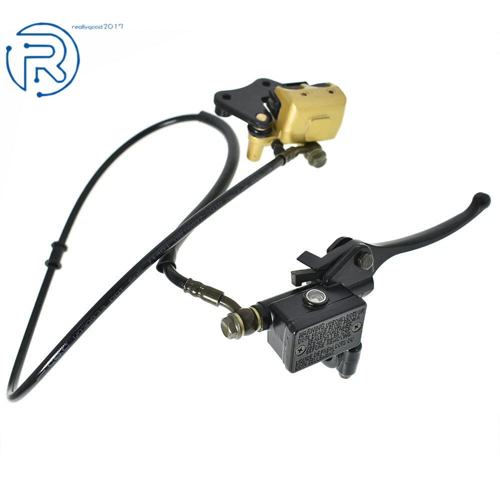 Hydraulic Front Disc Brake Caliper System for Quad Dirt Bike ATV (90cc-250cc)