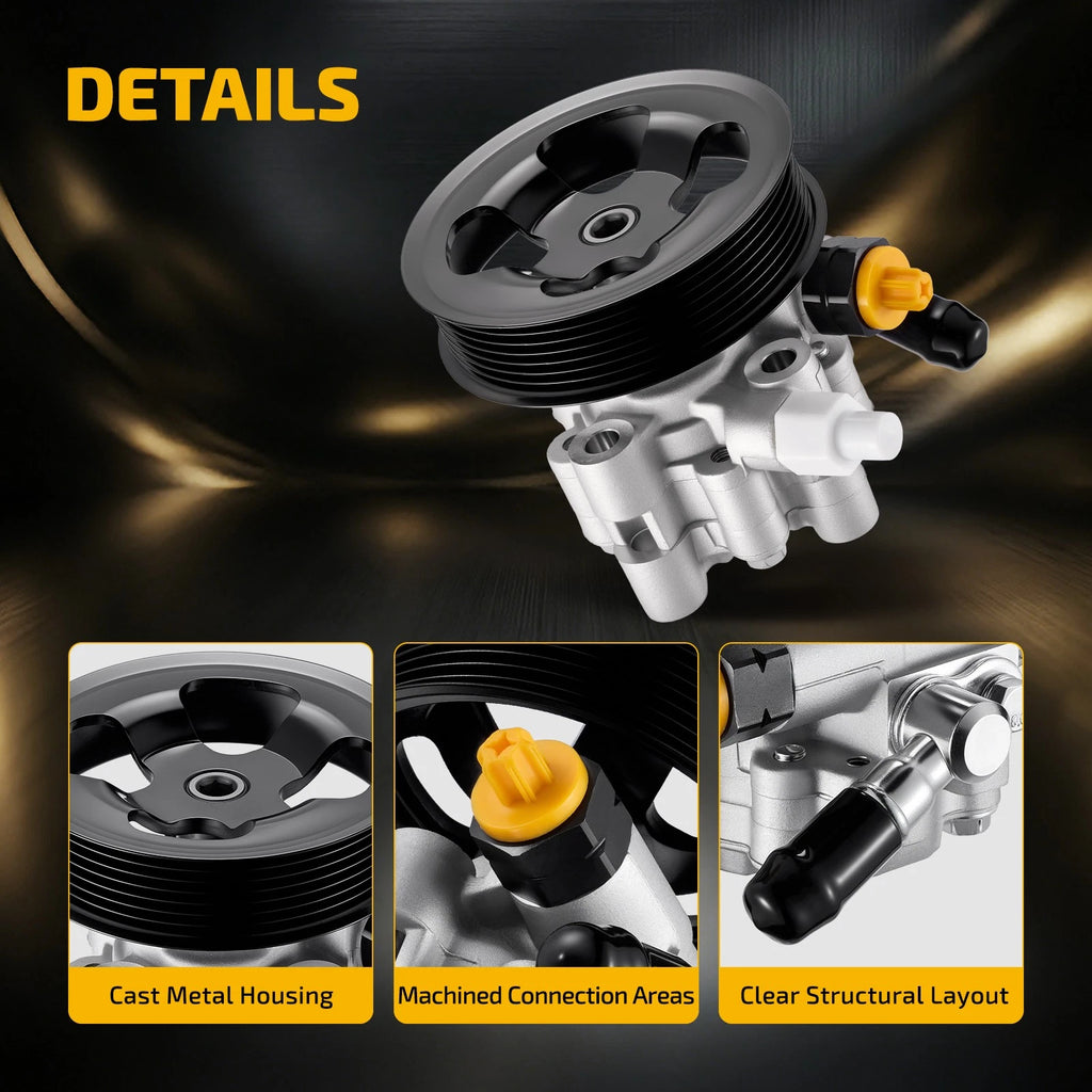 Power Steering Pump w/Pulley for Toyota Tacoma 4.0L V6 (2005–2015) 21-5447