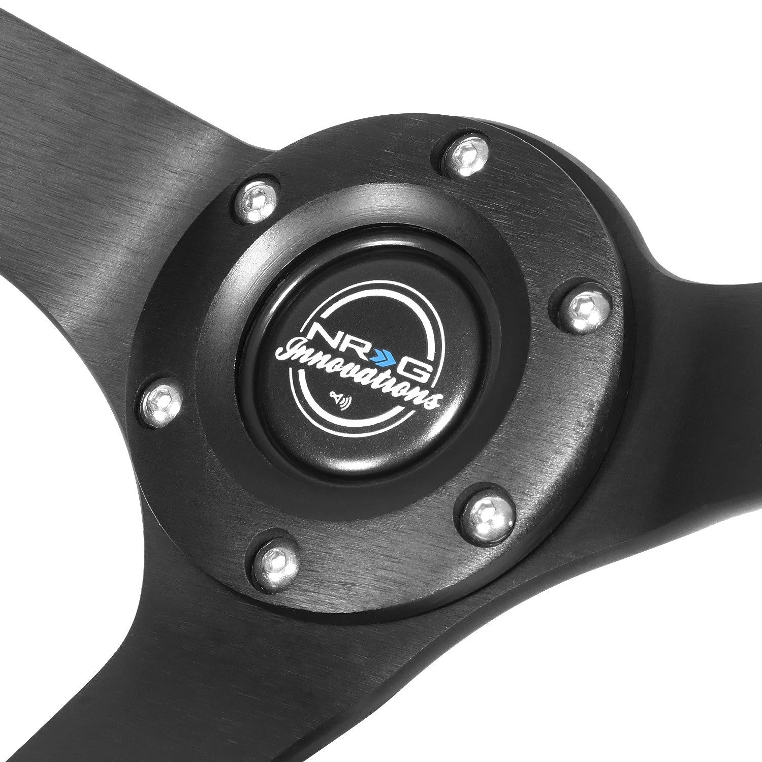 NRG RST-036MB-S-NVR Steering Wheel for Universal Fit (350mm, 3" Deep)