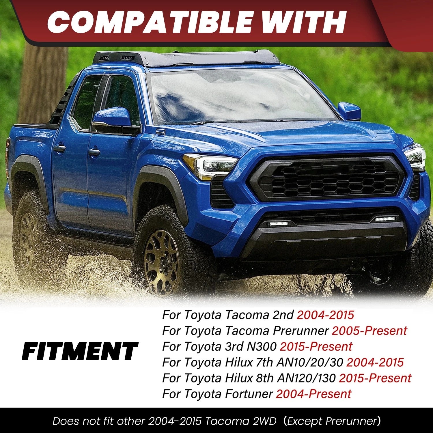 Front Upper Control Arm Kit for Toyota Tacoma (2005–2015) 2-4" Lift
