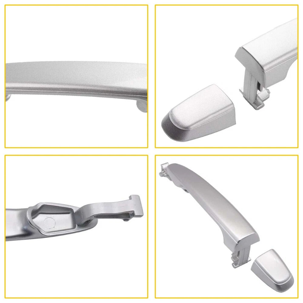 Outside Door Handle Set for Toyota Sienna (2004–2010) Silver