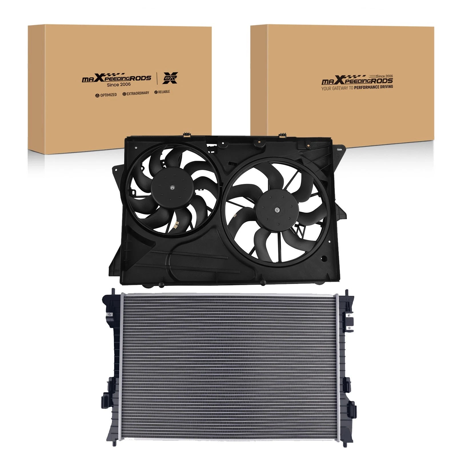 Radiator and Cooling Fan Assembly for Ford Flex (2013-2019)