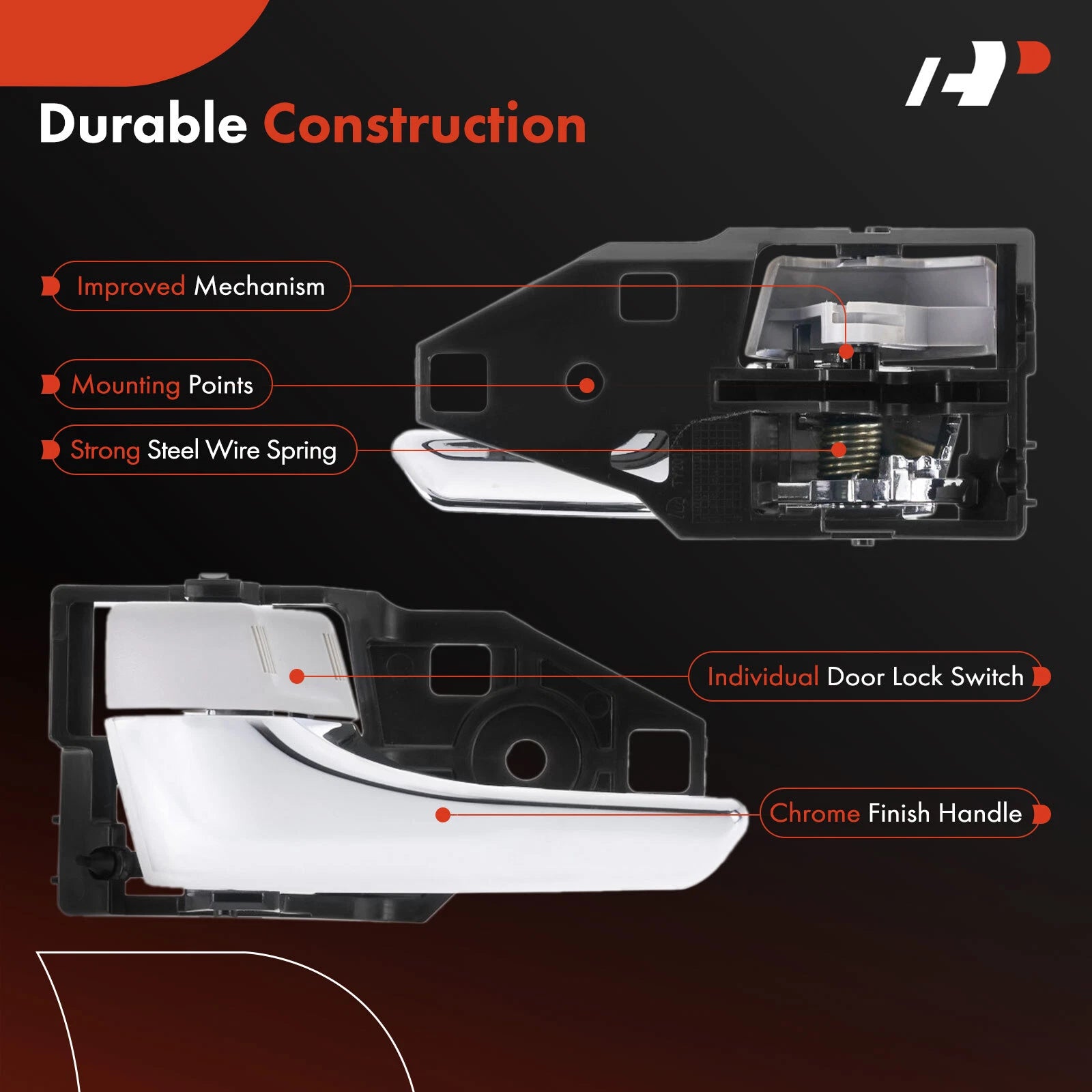 Interior Door Handle Front or Rear Left for Toyota Camry and RAV4 (2012–2017)