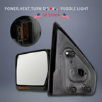 Towing Mirrors for Ford F-150 (2004-2014) - Power Heated, Chrome