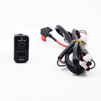 18W Type-C + QC3.0 Fast Car Charger for Toyota Highlander, FJ Cruiser, RAV4