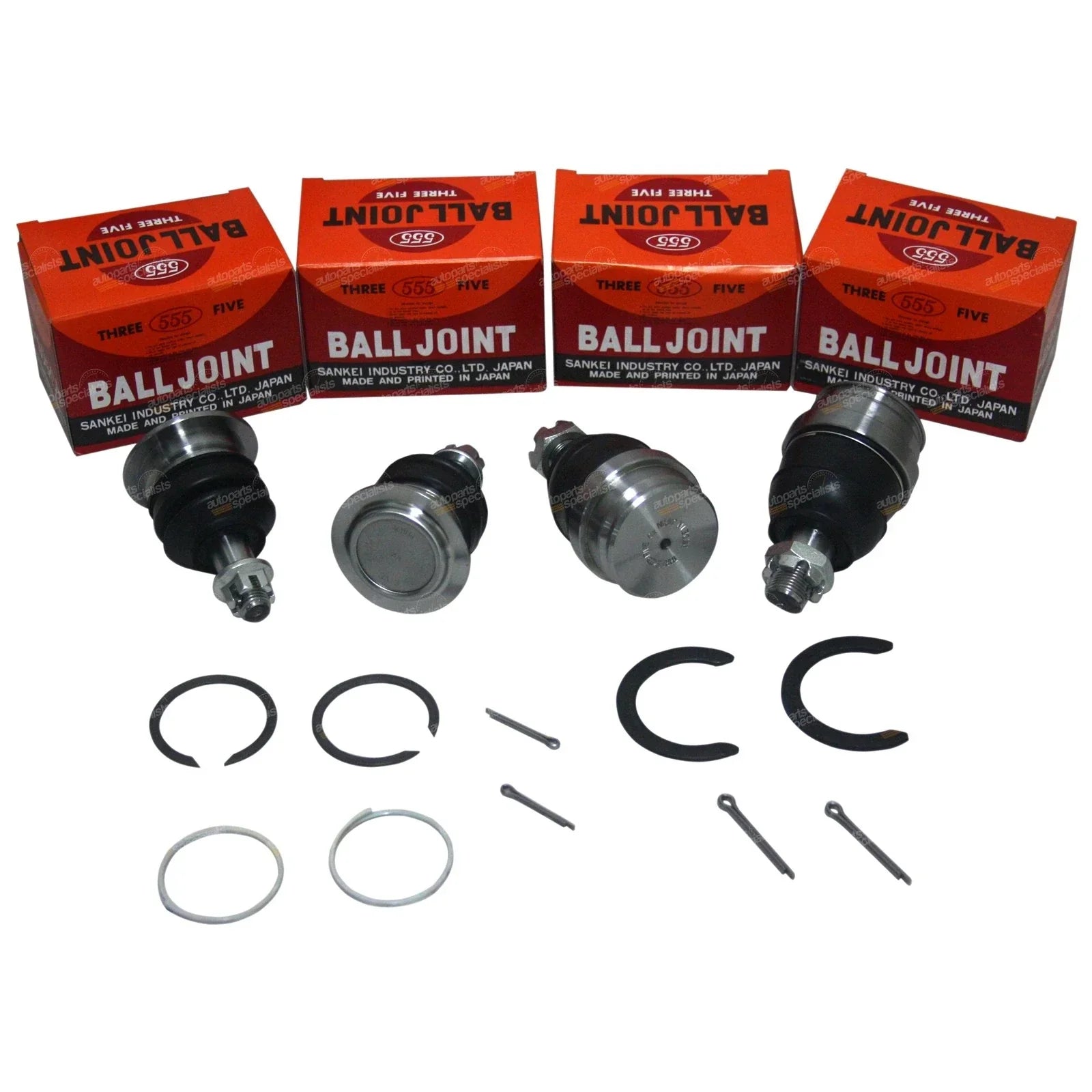 2 x Ball Joint Kit Upper & Lower for Toyota HDJ100 UZJ100 (1998–2007)