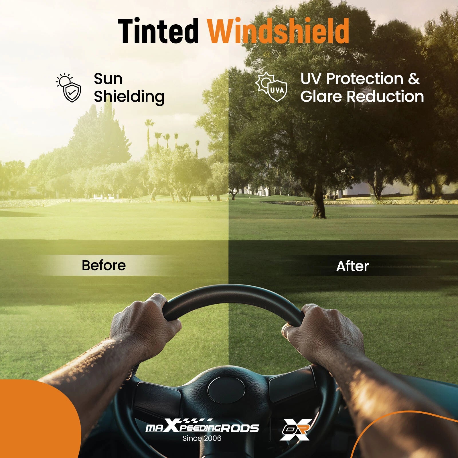 Tinted Windshield for EZGO TXT (1994-2014)