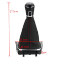 5 Speed Gear Shift Knob & Boot for Volkswagen Golf MK5 MK6 GTI GTD (2004–2013)