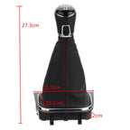 5 Speed Gear Shift Knob & Boot for Volkswagen Golf MK5 MK6 GTI GTD (2004–2013)
