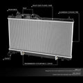 Aluminum Replacement Radiator for Subaru Legacy Outback (2015–2019) DPI 13460