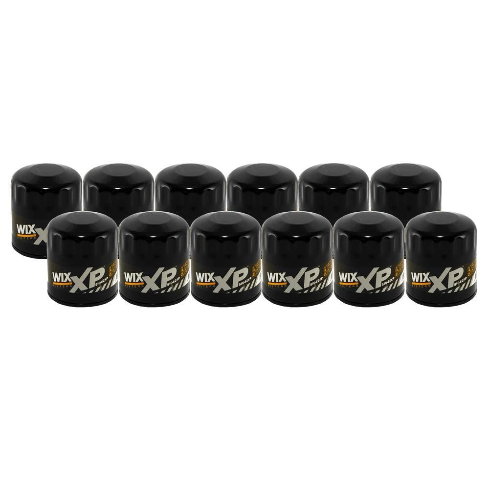 Set of 12 Wix 51042XP Engine Oil Filters for (Spin-On)