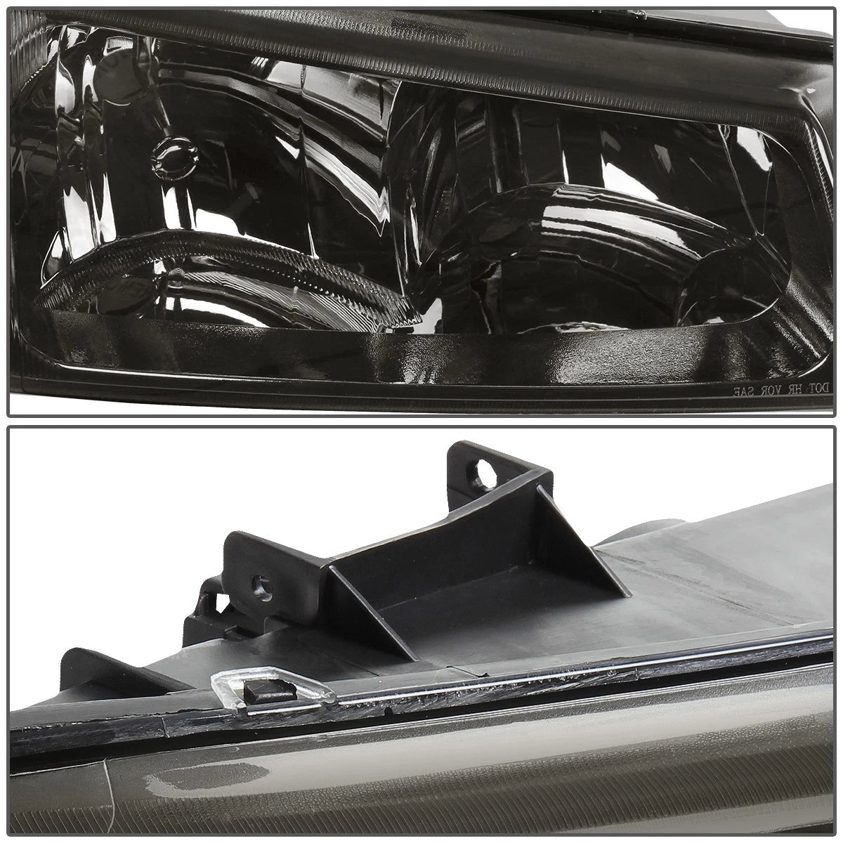 Smoked Housing Clear Corner Headlight for Chevy Silverado (2003–2006)