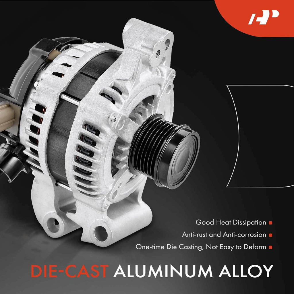 Alternator for Ford Fusion (2013–2020) 150A 6-Groove Pulley