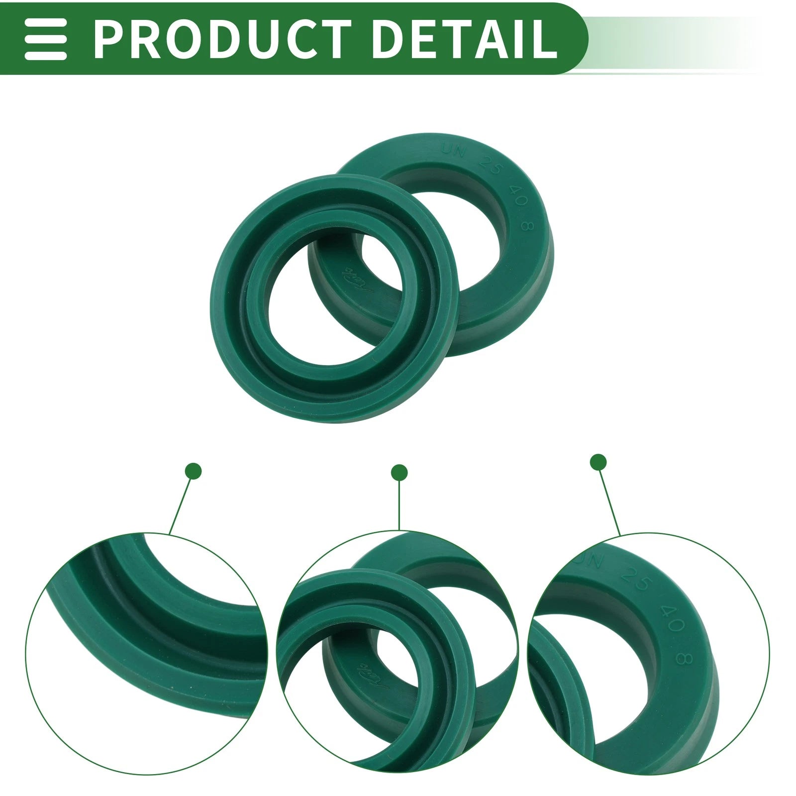 Set of 5 Oil Seal Ring 25x40x8mm for Rotary Shaft (High Pressure)