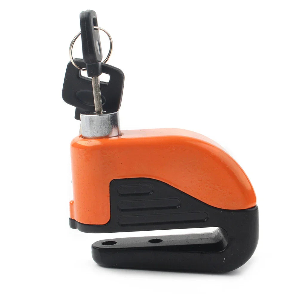 Anti-theft Wheel Disc Brake Lock with Alarm for Motorcycle Bicycle Set