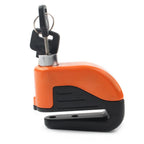 Anti-theft Wheel Disc Brake Lock with Alarm for Motorcycle Bicycle Set