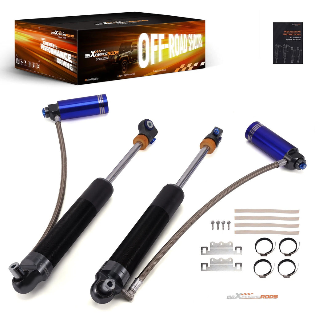 MaXpeedingrods Front Reservoir Shocks PAIR 2-3" Lift For Gladiator 2020-2023