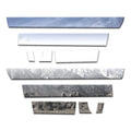 Diamond Grade 10pc 5 1/2" Rocker Panels for 14-18 GMC Sierra Regular Cab 8' Bed