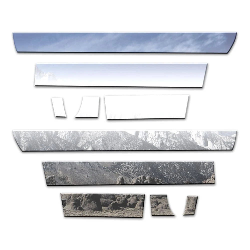 Diamond Grade 10pc 5 1/2" Rocker Panels for 14-18 GMC Sierra Regular Cab 8' Bed