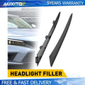 Set of 2 Headlight Molding Trim Lower Filler Cover for Honda Civic (2022–2023)