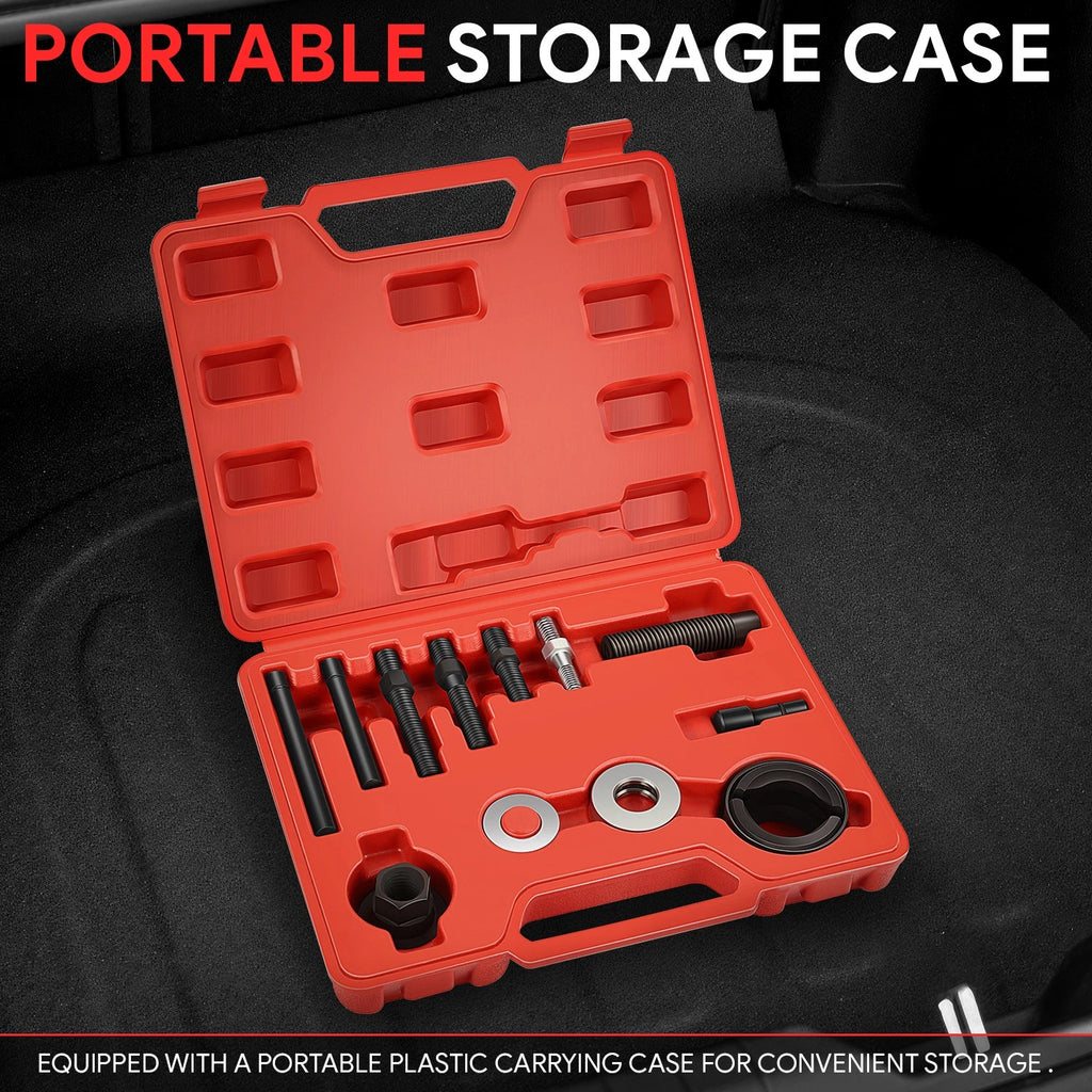 12PCS Pulley Puller and Installer Tool Kit for Power Steering Pump