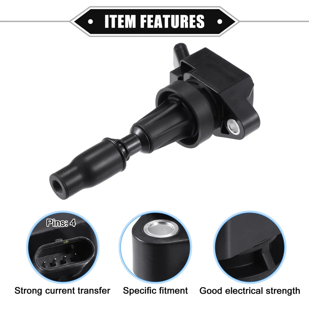 Set of 4 Ignition Coils for Hyundai Elantra L4 1.6L (2017–2019) 27301-2B120