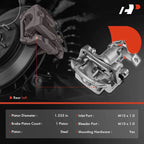Rear Driver Disc Brake Caliper for Kia Soul (2014-2018) w/ Piston & Bracket