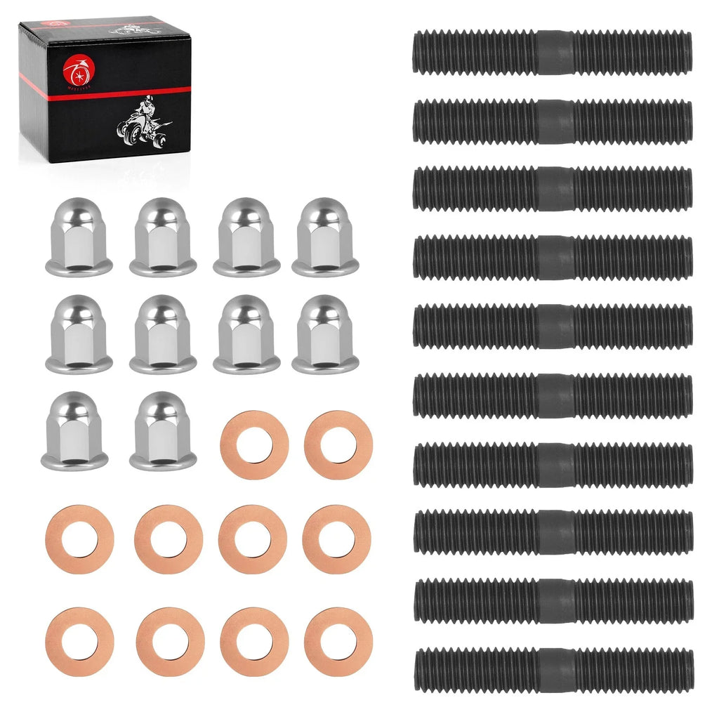 Cylinder Head Studs with Nuts and Washers for Yamaha Banshee YFZ350 (1987-2006)