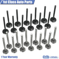 24PCS Intake Exhaust Engine Valve Kit for Make Model 