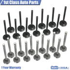 24PCS Intake Exhaust Engine Valve Kit for Make Model 