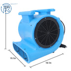 1HP 4000CFM Air Mover for Carpet Dryer