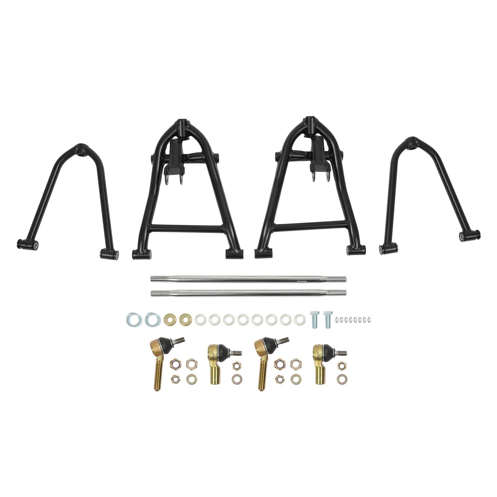 Adjustable Black Front A-Arm Set +2 for Honda Sportrax 450 (2004–2009)