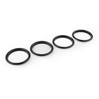 4 x Air Vent Cover Rings for Audi A3 S3 (2012-2019) - Black