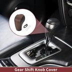1 Pc Gear Shift Knob Cover for Ford Edge (2011–2014) Brown Faux Leather