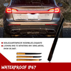 Smoke LED Rear Bumper Reflectors for Lincoln MKZ (2013–2020)