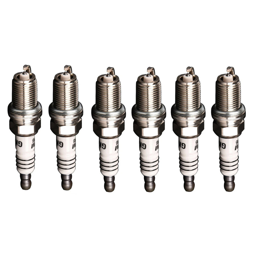 Set of 6 Iridium Spark Plugs for BMW E46 325i 330i E39 525i E66 760Li (1998–2006)