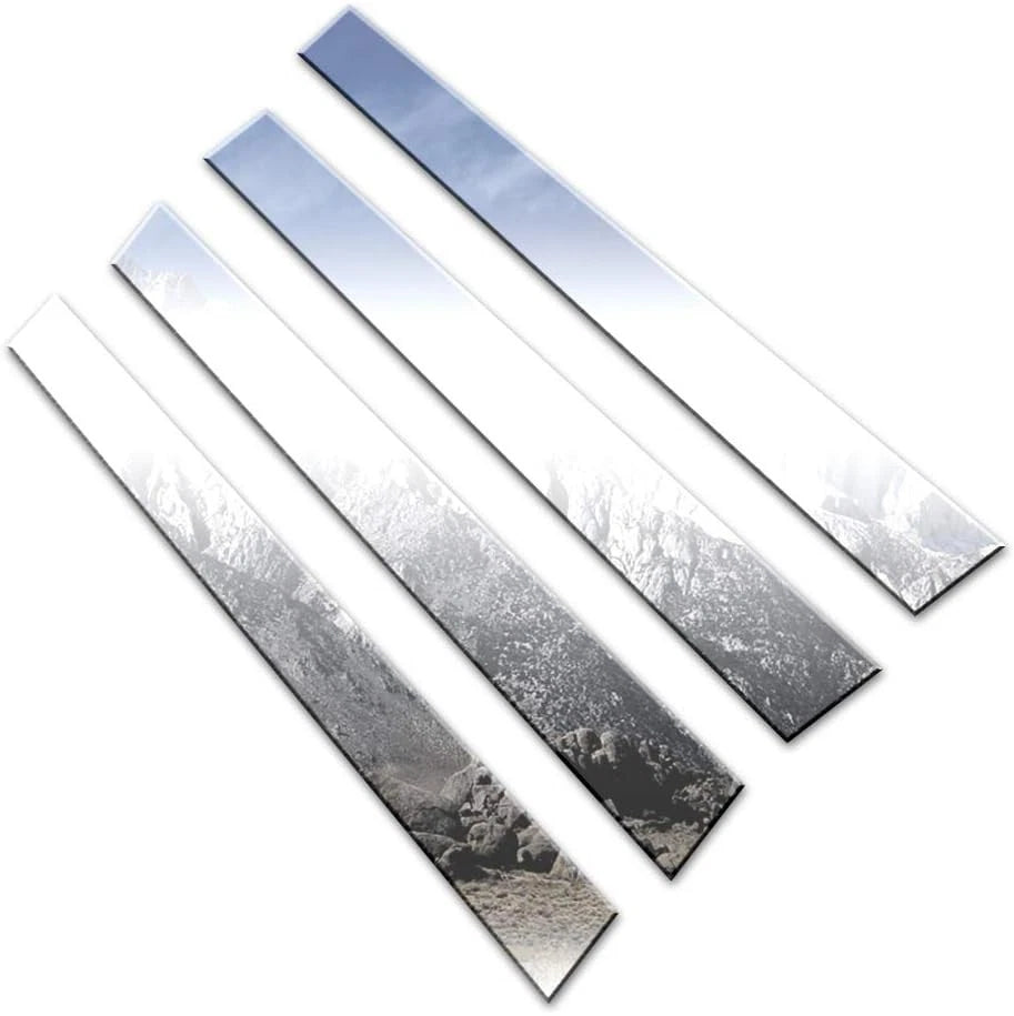 Luxury Stainless Steel Pillar Post Trim 4pc for 2012–2017 Toyota Prius V