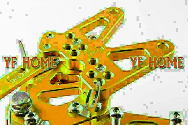 Rearset Foot Pegs for BMW S1000RR (2010-2012) - Gold