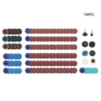 Set of 136 Sanding Discs for Automotive Use