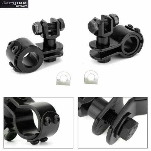 Foot Peg Mount Clamps for Harley Electra Glide (1" ~ 1-1/4")