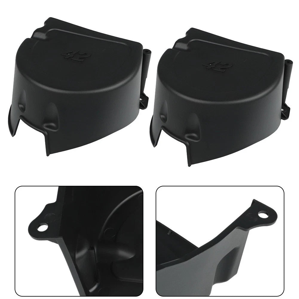 Set of 4 ABS Plastic Shields for Mower Deck Protection (Outdoor Use)