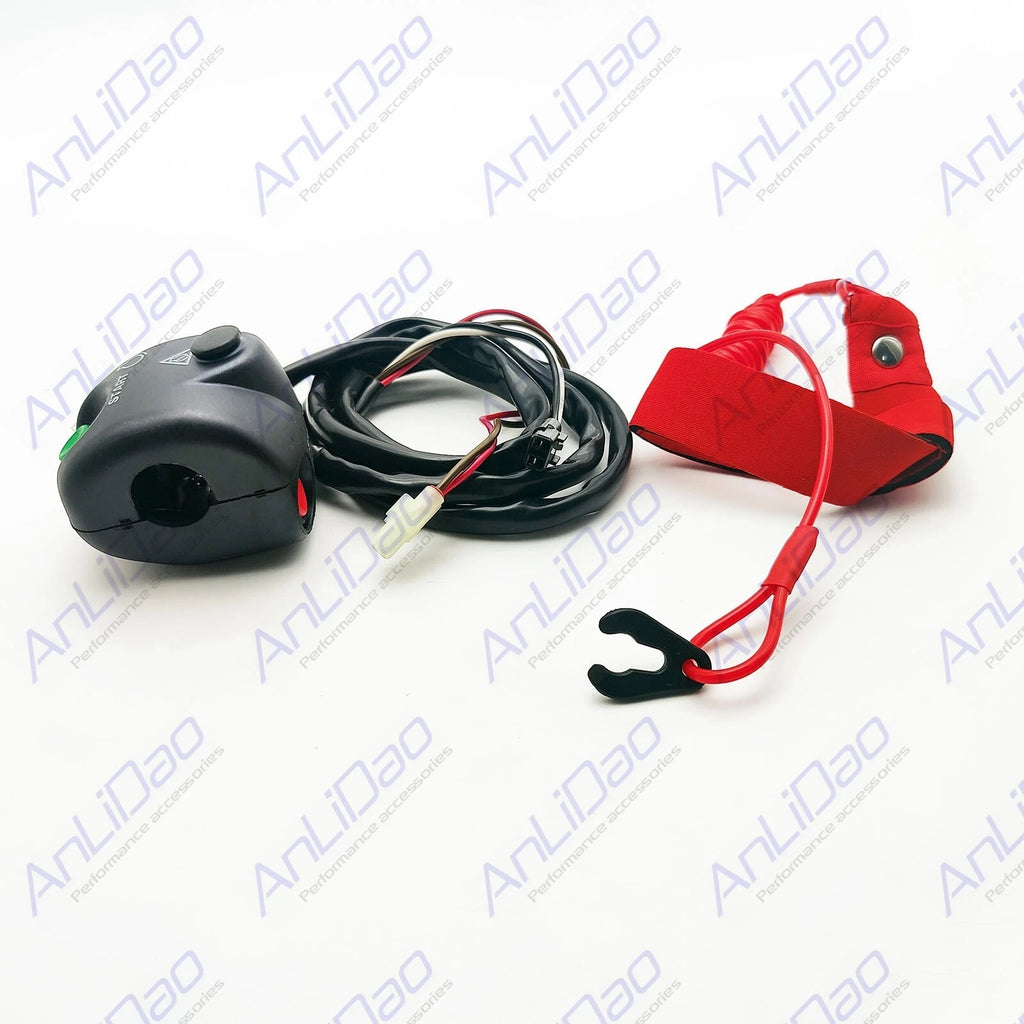Handlebar Start Stop Kill Switch Box & Lanyard for Yamaha (GA7-68310-01-00)